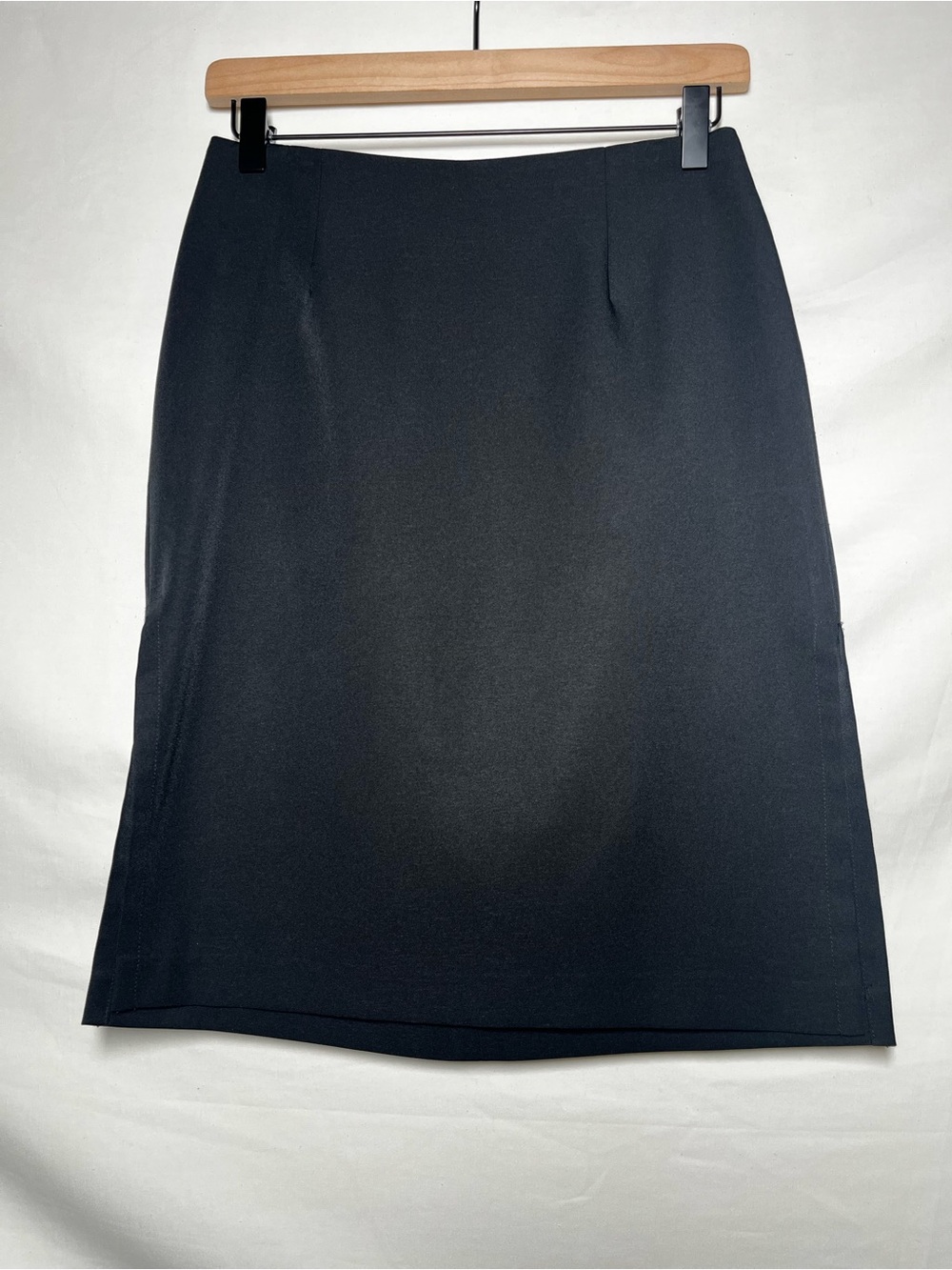 bebe Black A-Line Midi Skirt Size S